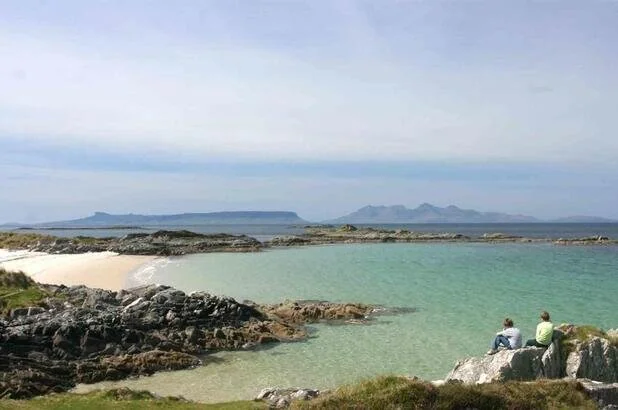Silver Sands de Morar &mdash; plage de sable blanc, c&ocirc;te ouest des Highlands