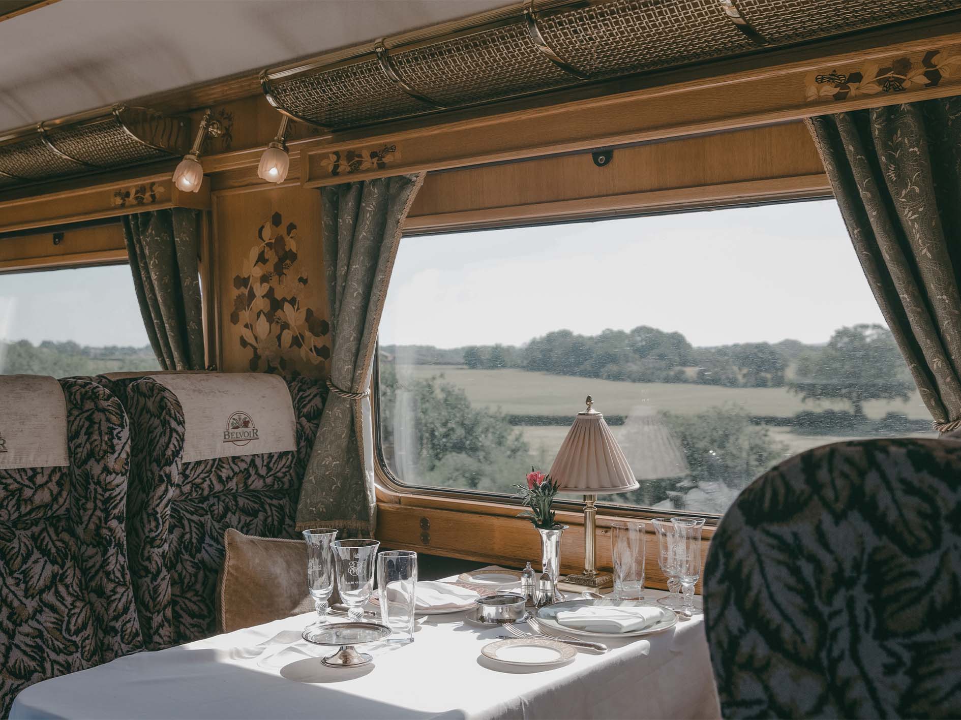 Northern Belle train de luxe en Grande-Bretagne