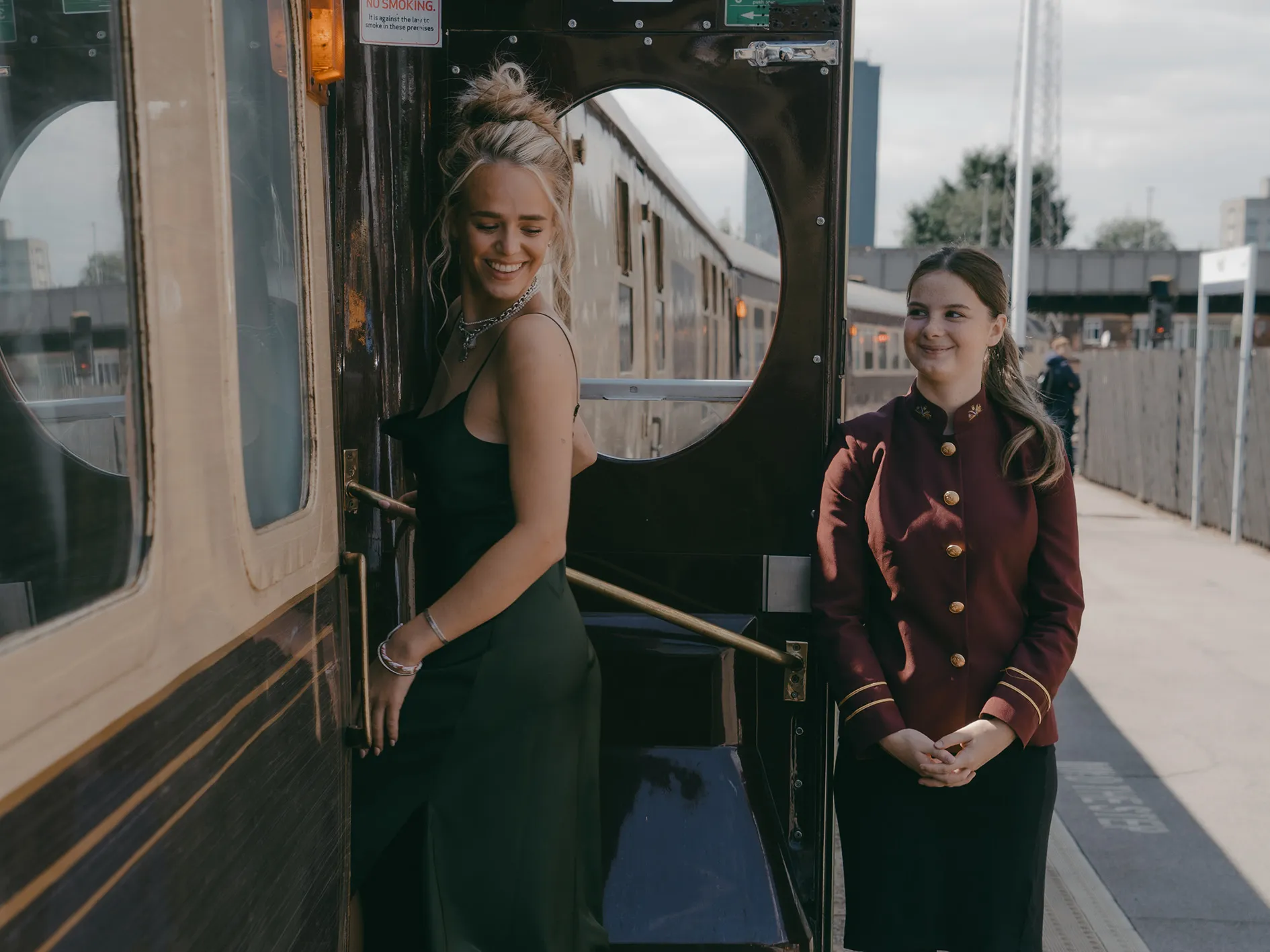 Service gastronomique &agrave; bord du Northern Belle